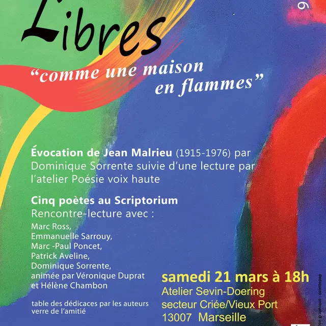 Affiche officielle Libres comme une maison en flammes