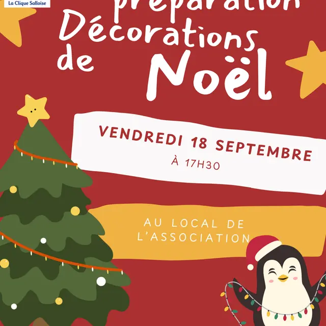 Réunion de préparation des décorations de Noël_Les Salles-sur-Verdon