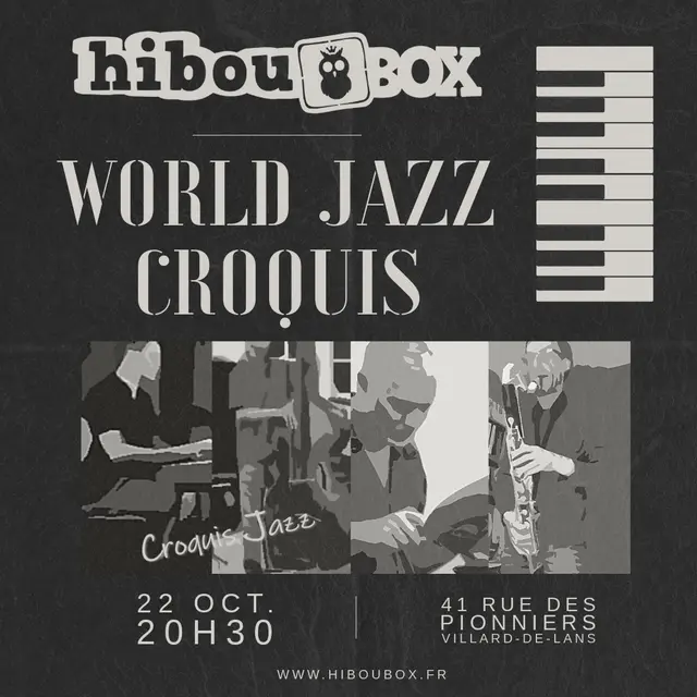 Croquis Quartet World Jazz_Villard-de-Lans