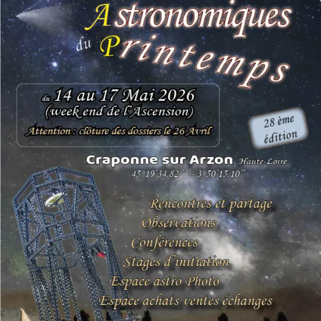EVE_Rencontres Astronomiques du Printemps_Craponne-sur-Arzon