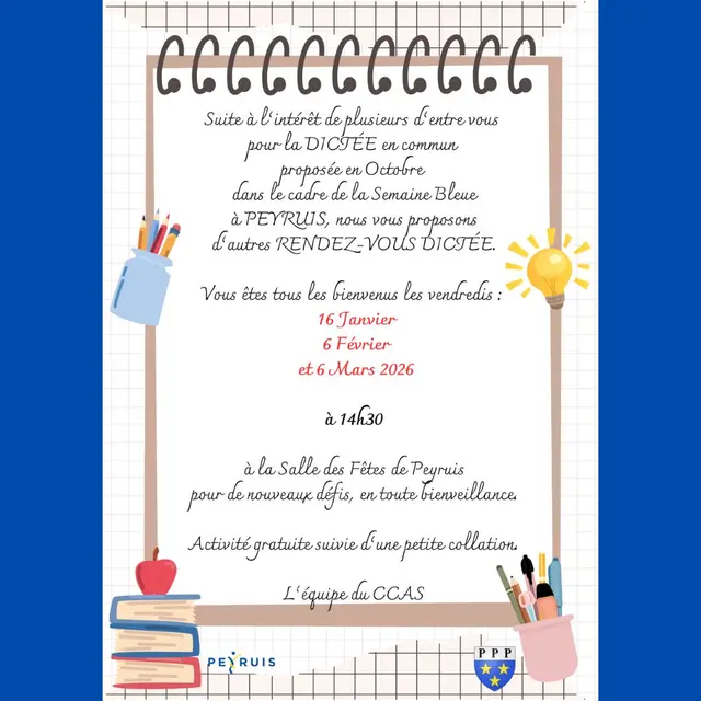 Dictée en commun_Peyruis