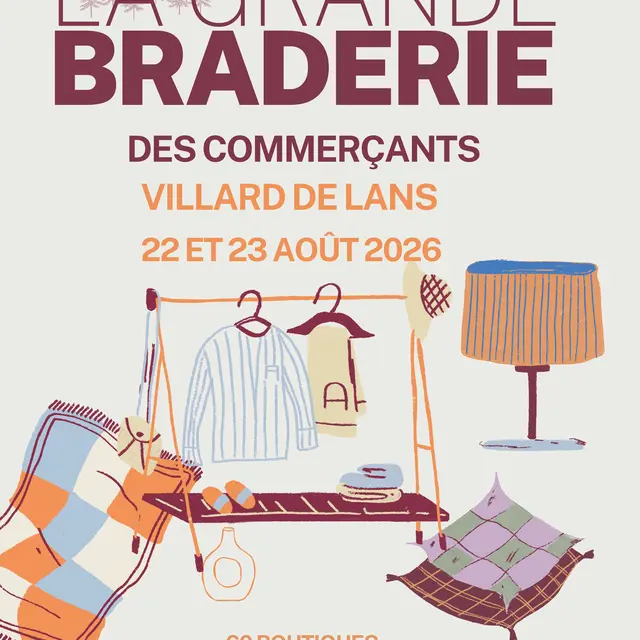 Braderie des commerçants_Villard-de-Lans