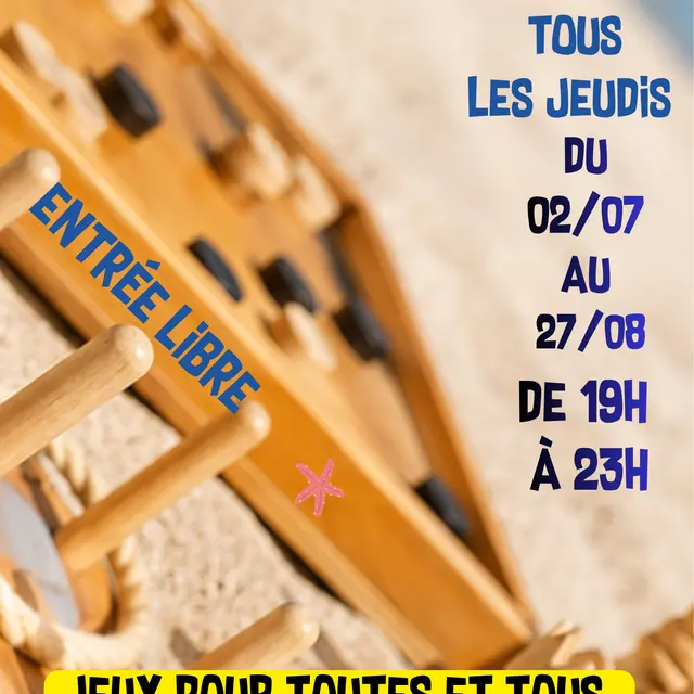 Animations Jeux au Mourillon Été 2026 avec Les Yeux dans les Jeux_Toulon
