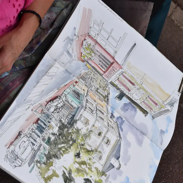 Urban sketchers_Laguépie