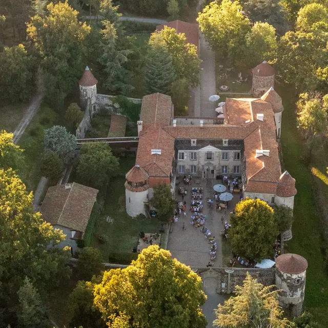 Goutelas, vue drone