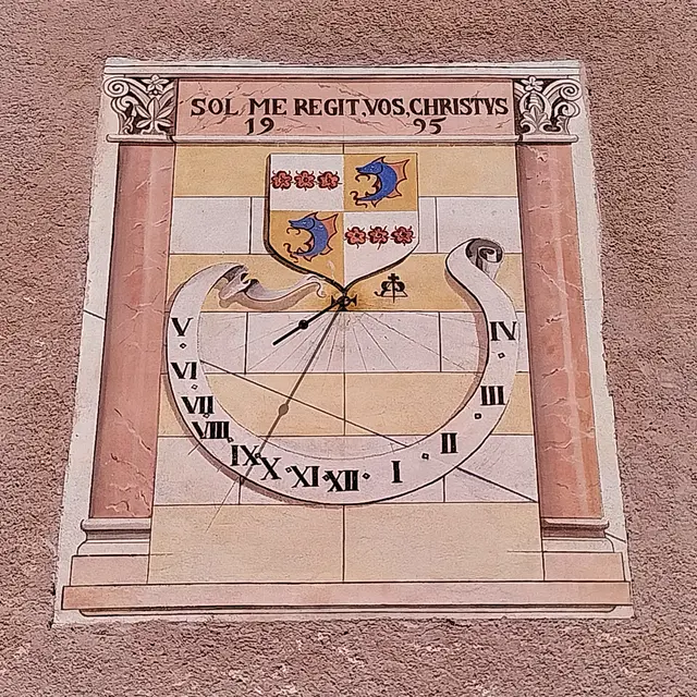 Cadran solaire église de Lazer