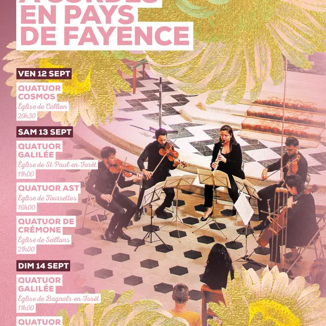 Festival de Quatuors à Cordes en Pays de Fayence - 37ème édition_Callian