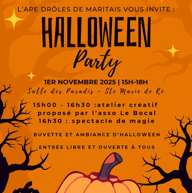 Halloween Party de l'APE_Sainte-Marie-de-Ré