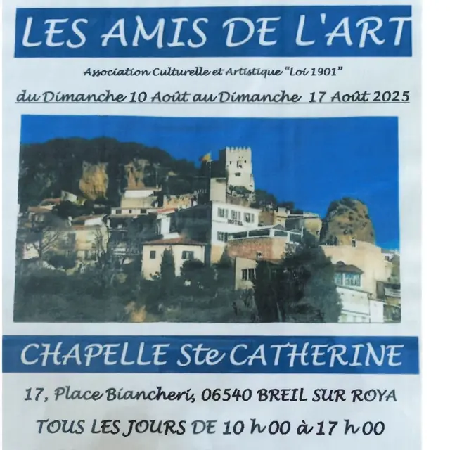 Exposition de peinture par les Amis de l'Art_Breil-sur-Roya
