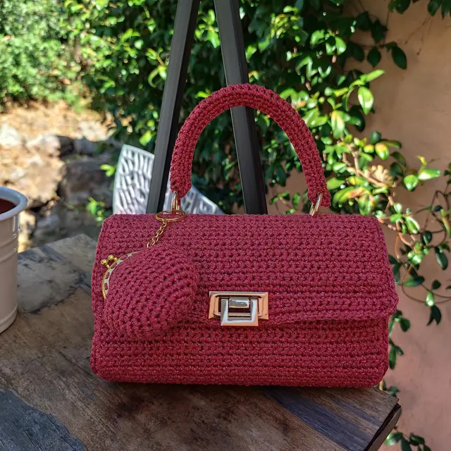 Sac en crochet_Hashtag - Les Pépites de Dora_Taradeau