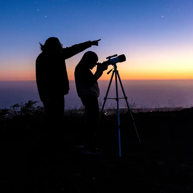 Observation des étoiles_La Toussuire