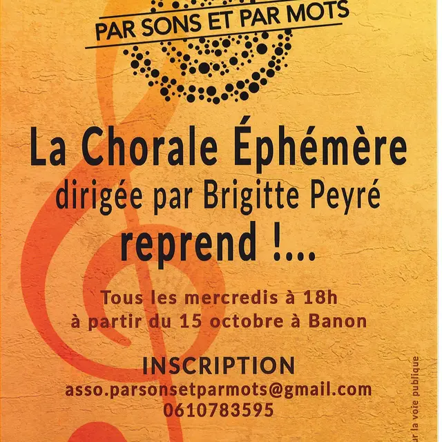 La Chorale Ephémère_Banon