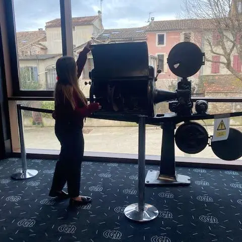 Visite des coulisses du cinéma CGR_Manosque