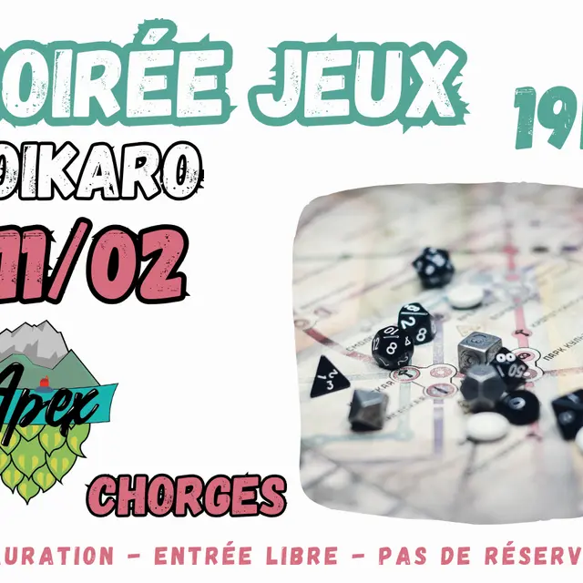 Soirée Jeux CHORGES