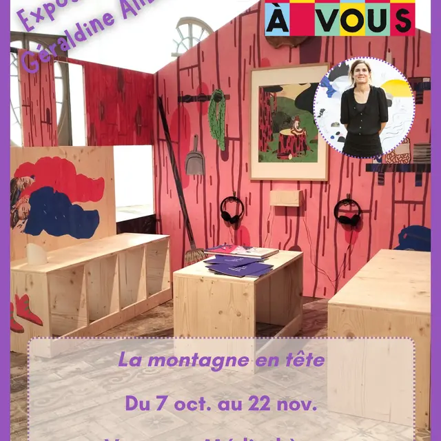 Exposition de Géraldine Alibeu La montagne en tête