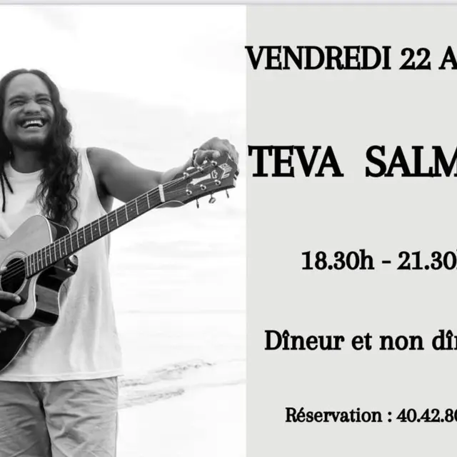 Teva Salmon en concert - Brasserie des remparts_Papeete