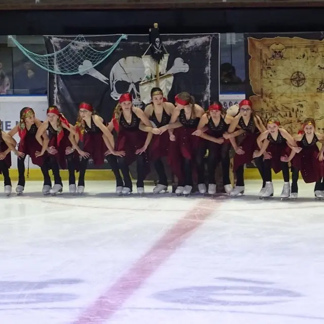 Spectacle de patinage du club de Megève : Les Pirates et le Trésor des Fonds Marins_Megève