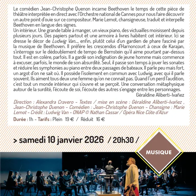 Orchestre National de Cannes Ludwig Van_Vallauris Golfe - Juan
