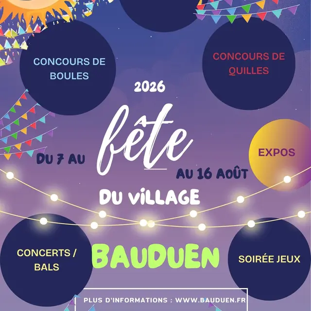 Fête été Bauduen