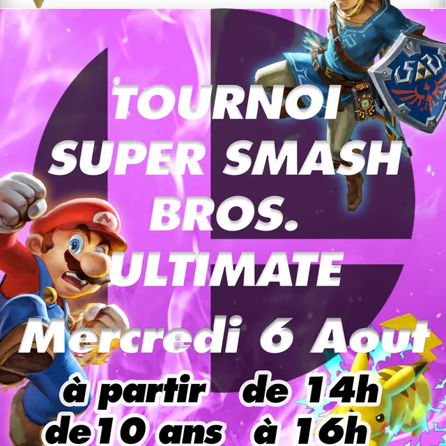 Tournois de jeux vidéo Super Smash Bros_Vence
