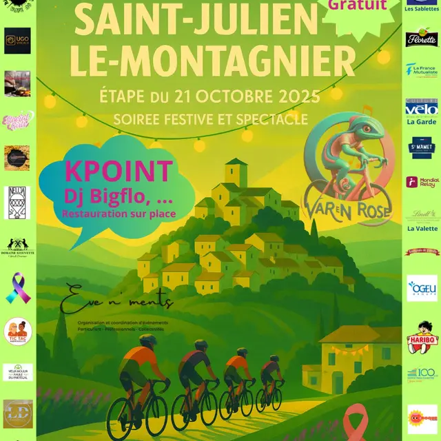 Course cycliste, concerts, animations | Octobre Rose_Saint-Julien le Montagnier