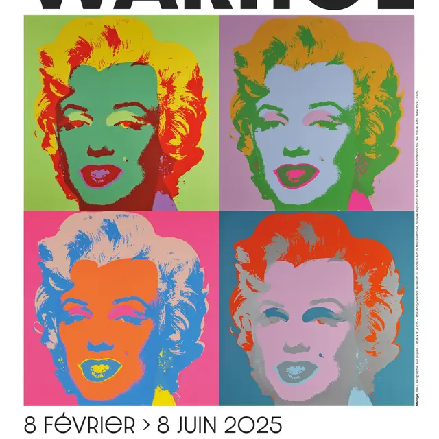 Exposition 2025 au Musée de la Banque. Andy Warhol : univers pop et avant-garde_Hyères