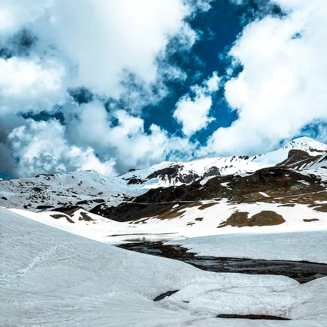 Lac caché en raquette_Orcières