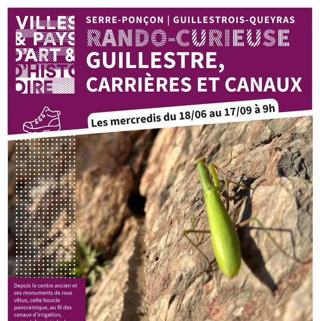 Rando curieuse : Carrières et canaux de Guillestre_Guillestre