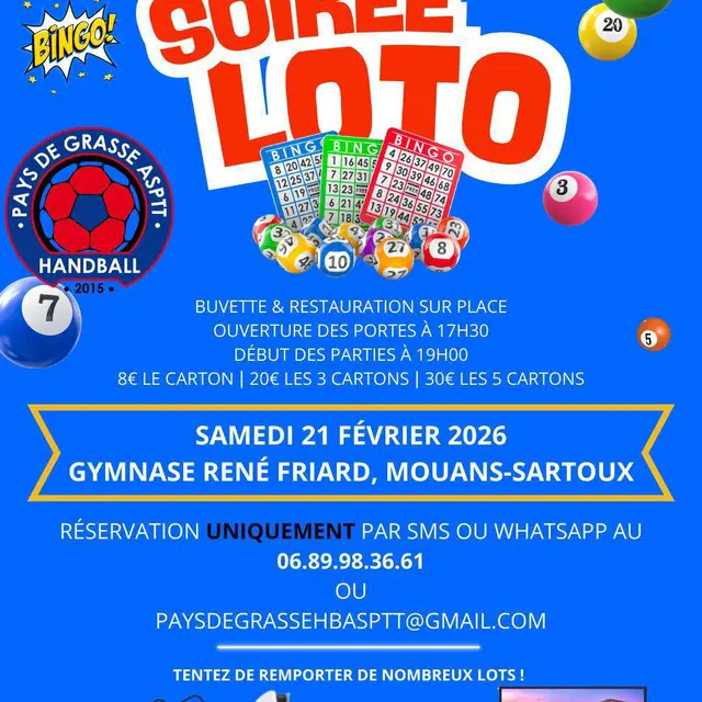 Loto de l'ASPTT Hand Ball_Mouans-Sartoux