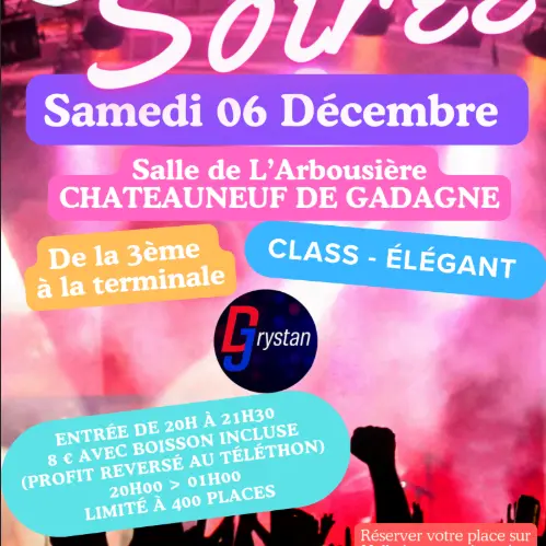 Soirée festive des ados_Châteauneuf-de-Gadagne