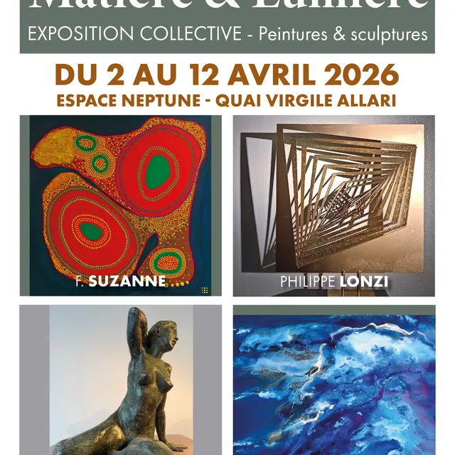 Exposition artistique collective : Matière & Lumière_Saint-Jean-Cap-Ferrat