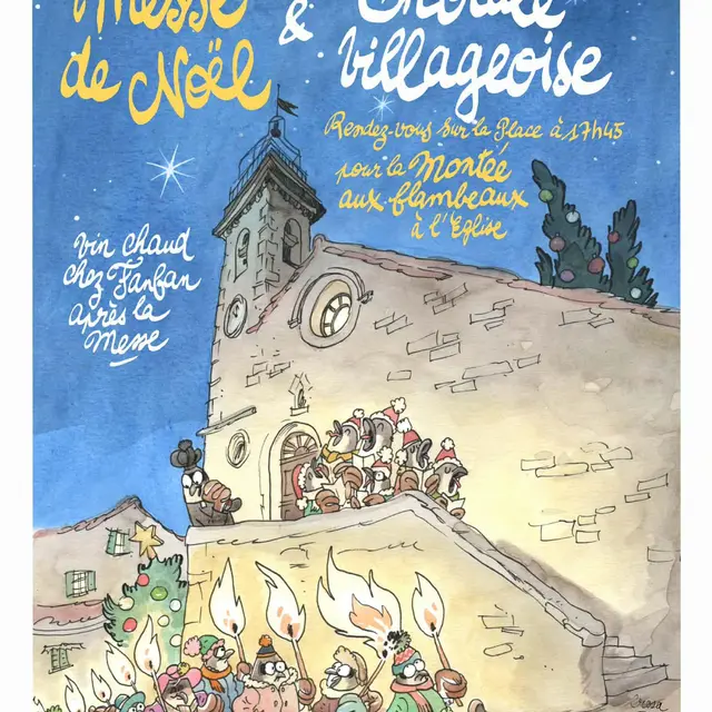 Chorale villageoise & Messe de Noël_Ampus