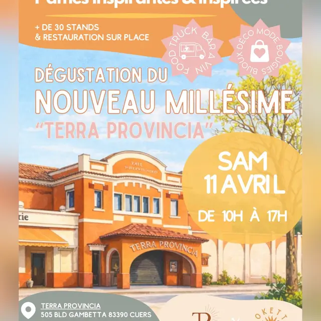 Marché de créatrices et dégustation à Terra Provincia