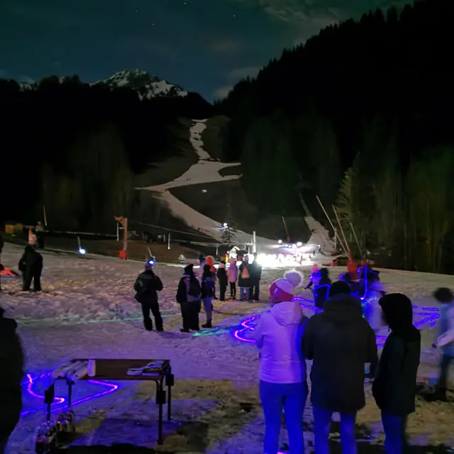 Descente aux flambeaux à La Chèvrerie_Bellevaux