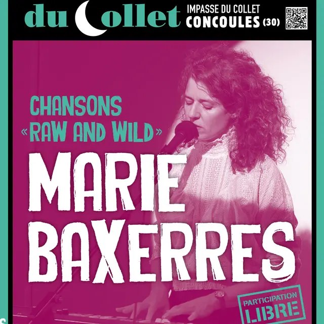 Concert - Marie Baxerres - aux Tréteaux du Collet_Concoules