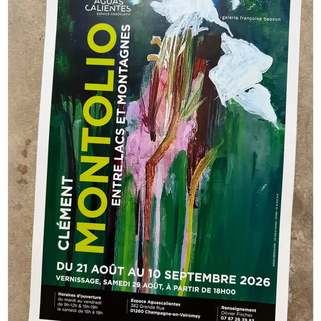 Exposition à l'Espace Aguascalientes Entre lacs et montagnes de Clément Montolio_Champagne-en-Valromey