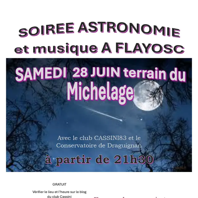 Soirée astronomie et musique_Flayosc
