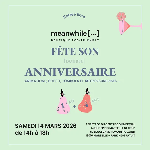 Anniversaire entrée libre