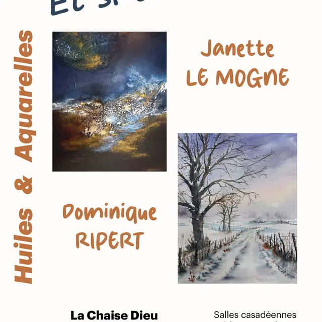 Exposition de peintures sur huiles et d'aquarelles Et si on rêvait ?_La Chaise-Dieu