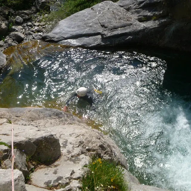 Canyoning avec Eric Fossard