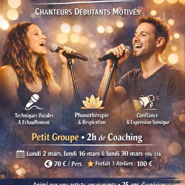 Affiche Atelier Voix et Scène