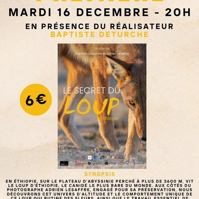 Avant-première Le Secret du loup d'Ethiopie_Embrun