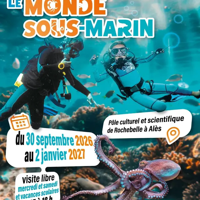 Exposition Explorons le monde sous-marin