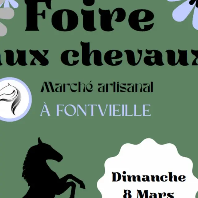 Foire aux chevaux et marché artisanal_Fontvieille