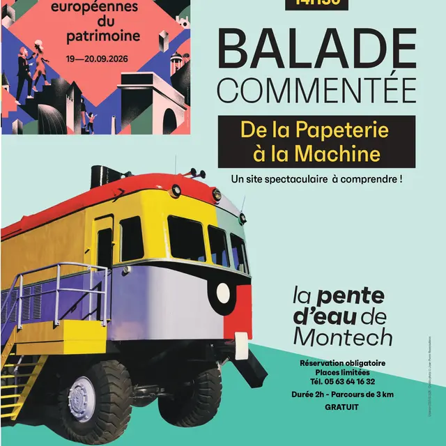 Balade commentée de la Pente d'eau de Montech - Journée du Patrimoine_Montech