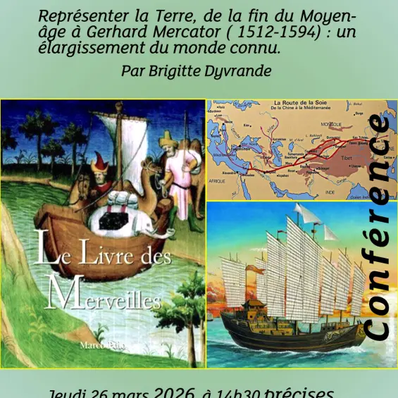 Conférence de l'UIAB : Représenter la Terre : de la fin du Moyen-Age à Gérard Mercator 1512-1594)_Belley
