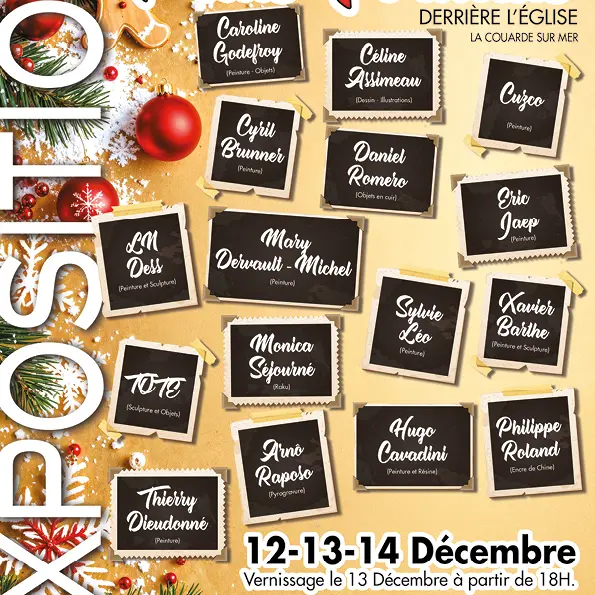 Exposition de petits formats_La Couarde-sur-Mer