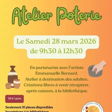 Atelier poterie à l'Escale_L'Escale