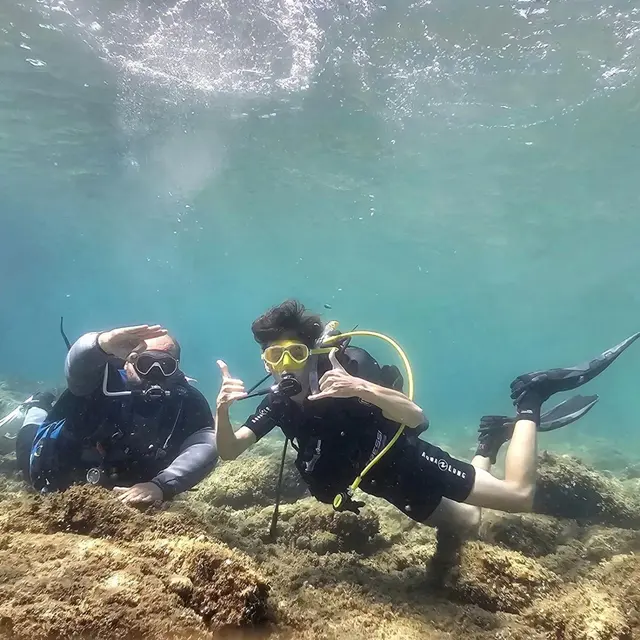 baptême plongée sous marine