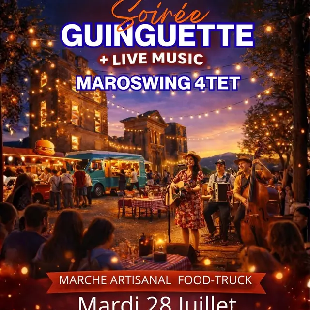Marché artisanal Nocturne : Les Guinguettes du mardi soir à La Tour d'Aigues_La Tour-d'Aigues